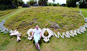 辛西娅·茅斯博士1972年来到安波塞利从事大象研究。在她的研究基地，摆放着大量死去大象的尸骨。她可以准确说出每一头大象的家族背景。