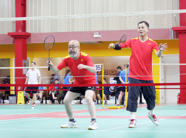 图六：为本报比赛选手在赛场风采