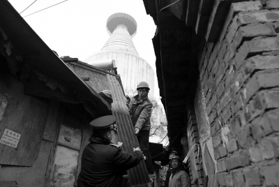 北京白塔寺周边拆“鸽子间”还文物单位原貌