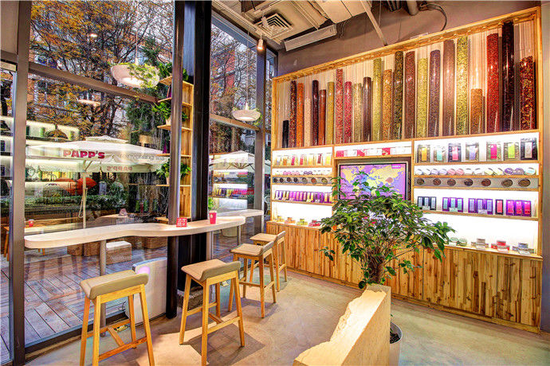 图为PAPP’S TEA 在三里屯的饮茶实验室