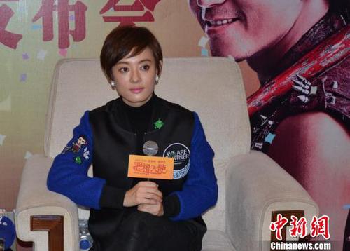 孙俪透露，从目前试映效果看，《恶棍天使》比《分手大师》的效果要好。　孙权 摄