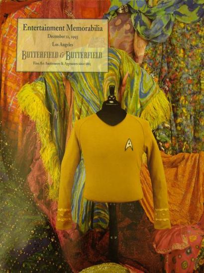 威廉·瓦尔·西斯的遗产于1993年上拍，《星球大战》戏服专场的拍卖图录