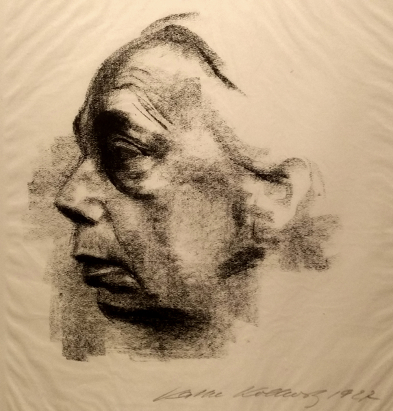 珂勒惠支侧面自画像 珂勒惠支侧面自画像