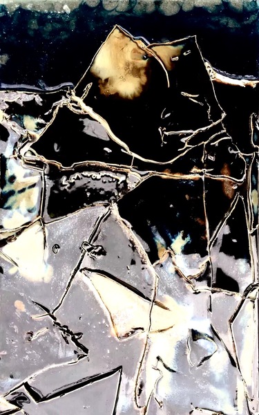 心见夜山 陶瓷、玻璃 600x300mm