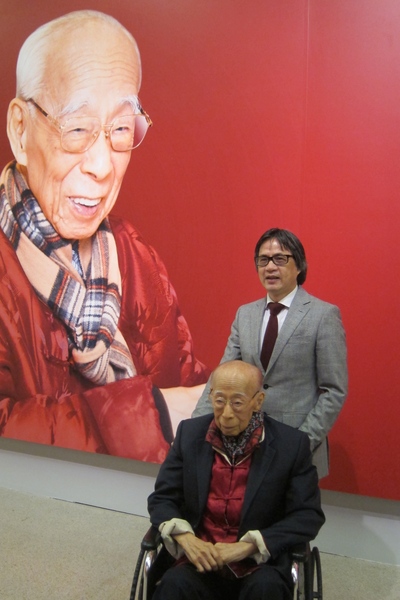 孙少文与饶宗颐在一起 孙少文与饶宗颐在一起