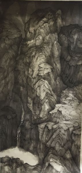 马圣超 “静谧96x190cm 水墨纸本2014” 马圣超 “静谧96x190cm 水墨纸本2014”