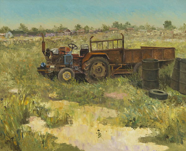 拖拉机.2009年(80cmX65cm) 王还霆 拖拉机.2009年(80cmX65cm) 王还霆