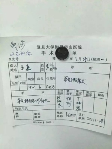 曝乐嘉录节目时睾丸破裂 本周在医院做手术