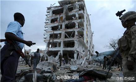 视频截图:官方首次公布中国驻索马里大使馆遇袭 视频截图:官方首次公布中国驻索马里大使馆遇袭