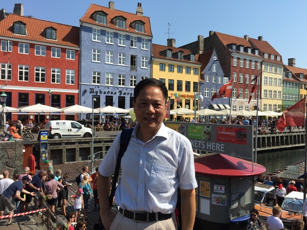 作者在丹麦 作者在丹麦