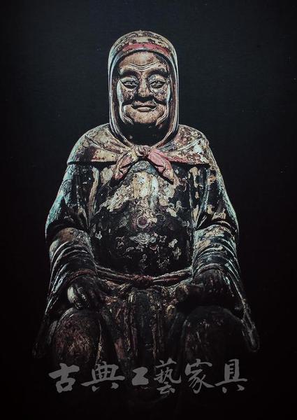 明 持经罗汉，高68.4厘米