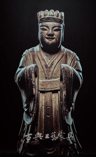 明 文官，高33.8厘米