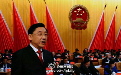 于伟国当选福建省省长(图/简历)