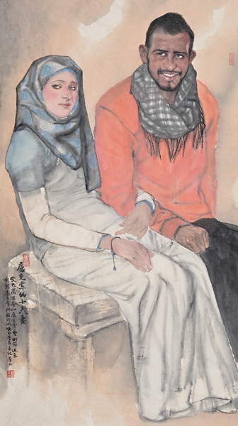 卢克索的小夫妻-139x69cm_副本 卢克索的小夫妻-139x69cm_副本