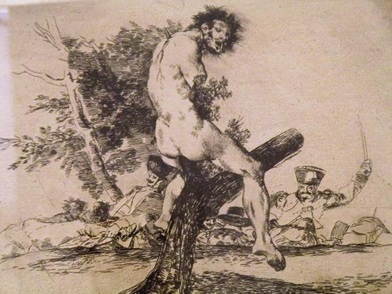 选自《战争的灾难》1810-1820，蚀刻画