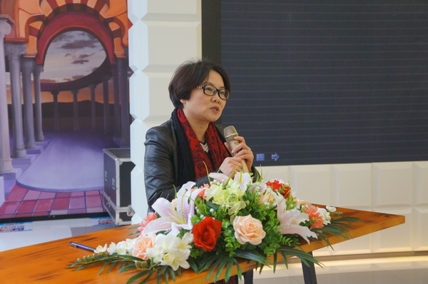 厦门市湖里区政协委员、蝌蚪生态空间创始人庄洁在启动仪式上讲话。