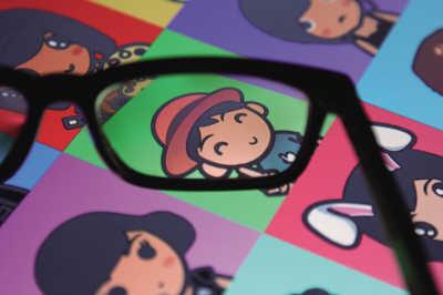 “脸萌”照片 人民网 柏可林 摄