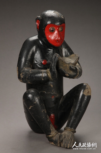 黑木猴 清代_副本 黑木猴 清代_副本