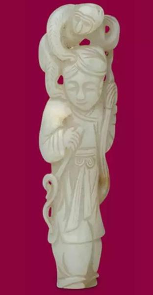 白玉戏猴佩 白玉戏猴佩