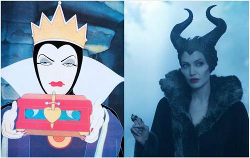 　　图1：从前恶毒的女王形象放到[沉睡魔咒]里，竟散发着一种高贵冷艳的美，让人觉得好兴奋，好想被诅咒