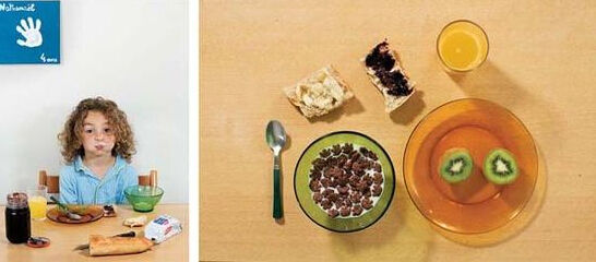 组图：世界各地儿童早餐都吃什么？