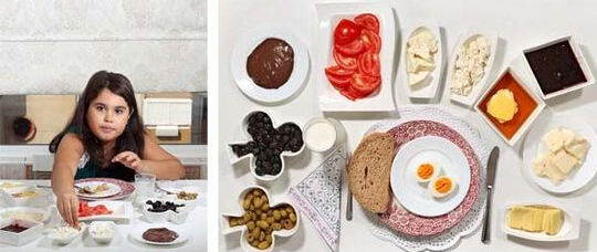 组图：世界各地儿童早餐都吃什么？