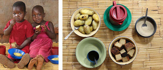 组图：世界各地儿童早餐都吃什么？