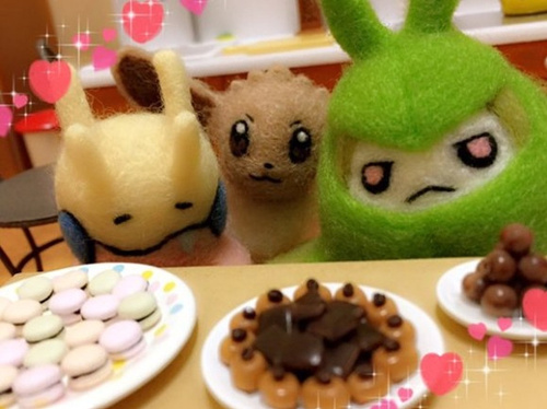 脑洞大开:网友秀奇葩造型巧克力精巧萌趣(图)