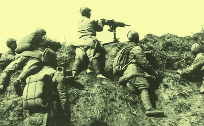 挺进军在平西斋堂附近向日伪发起进攻 挺进军在平西斋堂附近向日伪发起进攻