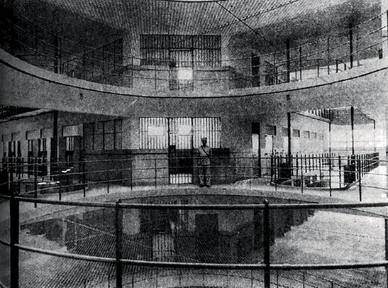 关押日本战犯的提篮桥“十字楼”牢房 关押日本战犯的提篮桥“十字楼”牢房