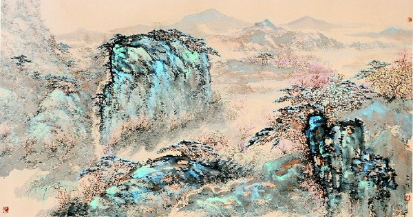 青山聚秀 中国画 戴淑娟 青山聚秀 中国画 戴淑娟