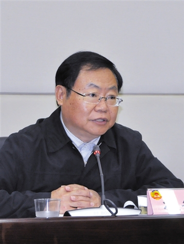 全国政协社会法制委副主任、中共中央政策研究室原副主任施芝鸿。资料图片