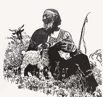 故乡 65×62 黑白木刻 1986 故乡 65×62 黑白木刻 1986