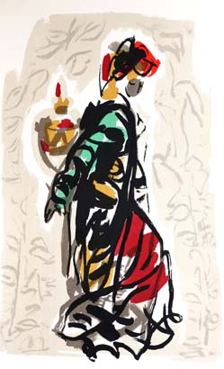 美酒飘香 109x78 丝网版画 2008 美酒飘香 109x78 丝网版画 2008