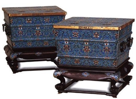 清乾隆御制掐丝 珐琅冰箱(资料图)