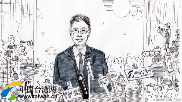 手绘网络记者眼中的两会