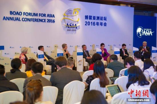 3月22日，博鳌亚洲论坛2016年年会普惠金融：金融的“平民化”分论坛在博鳌亚洲论坛国际会议中心召开。<a target='_blank' href='http://www.chinanews.com/'>中新社</a>记者 骆云飞 摄