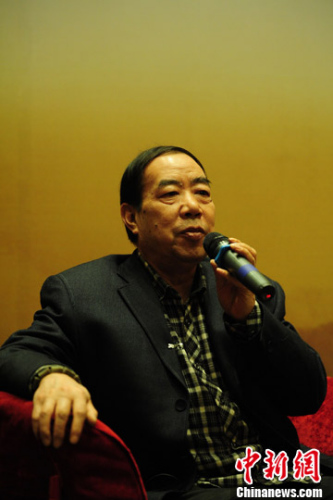 资料图：贾平凹。<a target='_blank' href='http://www.chinanews.com/'>中新社</a>发 崔楠 摄 