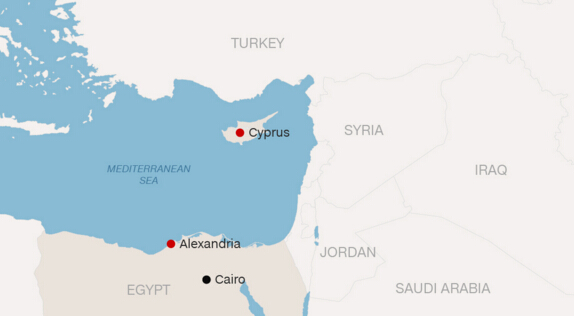 当地时间周二早上，一架从亚力山卓飞往开罗的埃及航空客机遭劫持。(网页截图)