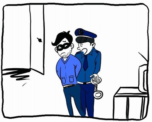 窃贼到派出所求助被识破(网络配图)