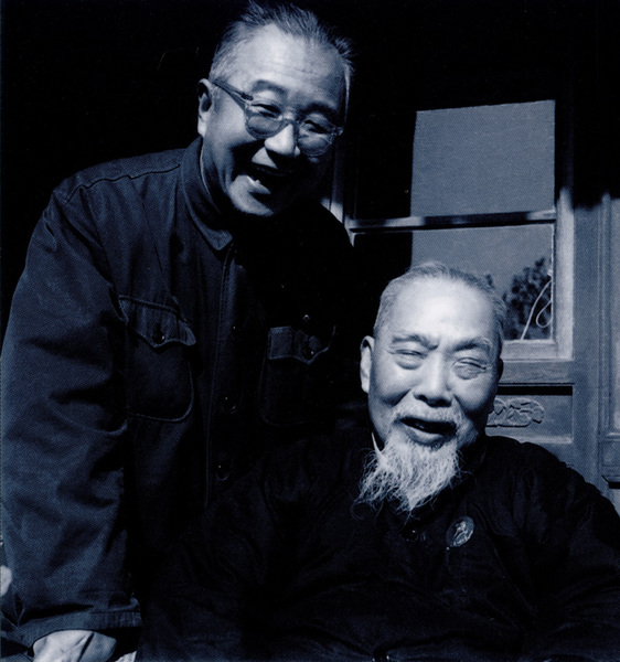 陈垣(右)和启功(左) 陈垣(右)和启功(左)