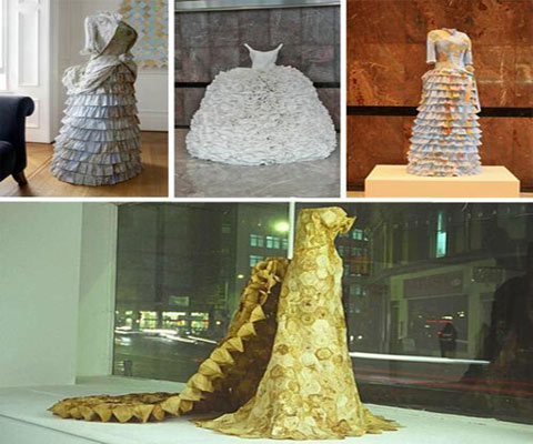 垃圾再利用创意点子：回收废品户外艺术走廊