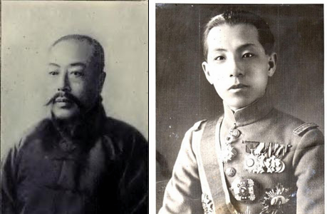 王永江(左)和张学良(右) 王永江(左)和张学良(右)