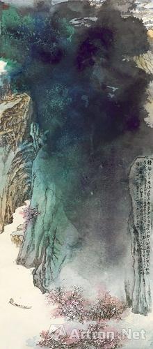 张大千《桃花源》 张大千《桃花源》