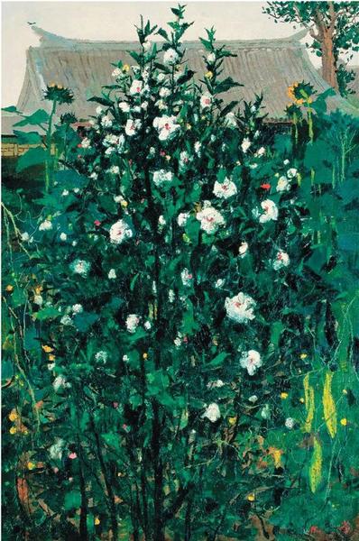 吴冠中 木槿 1975年 2015年保利6900万元成交