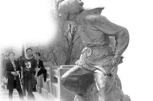 孙悟空的金箍棒又不见了 西部商报记者 丁凯 摄？