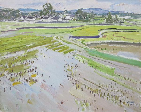 毛岱宗 教子垭稻田 2015年 毛岱宗 教子垭稻田 2015年