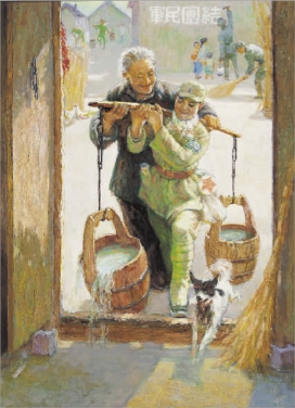 小八路(布面油画)  孙滋溪 小八路(布面油画)  孙滋溪