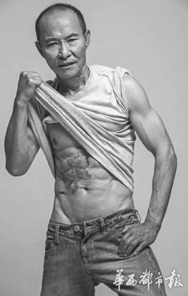 梁钰祥长期坚持健身。