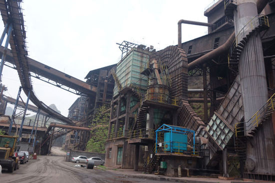 当年焚尸灭迹的水钢集团2号高炉。